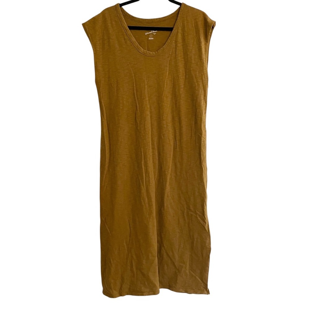 Universal Thread Sleeveless T-Shirt Dress Casual Everyday Slit L Minimal Cotton